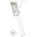 Minka Bodentreppe Steel Mit U-wert 1,1 W/m2k 220-280cm Raumhöhe 120x60cm Deckenöffnung