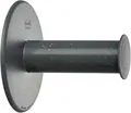 Koziol Plug"N"Roll WC-Rollenhalter, 100% recycelt, organic deep grey