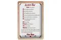 Blechschild Spruch 20x30cm Kind denk immer daran deine Mama Deko Schild tin sign