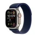 Apple Watch Ultra 2 GPS+ Cellular 49mm Natural Titanium Case with Blue Trail Loop
