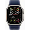 APPLE Watch Ultra 2 GPS + Cellular 49mm Natural Titanium Case with Blue Trail Loop - M/L
