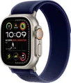 Apple Watch Ultra 2 (2024) GPS + Cellular 49mm Titangehäuse Trail Loop Blau M/L