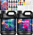 ZHHGOO Epoxidharz Set Anfänger 1016 ml,Glasklar Resin harz Gießen Set,Harz G