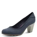 s.Oliver Damen Pumps mit Blockabsatz Bequem, Blau (Navy), 41 EU