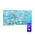 Infrarotheizung mit Thermostat Bild 700 W Blüten WiFi Infrarot Heizung Wand