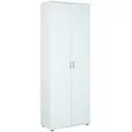 Mid.you Mehrzweckschrank, Weiß, Kunststoff, 5 Fächer, 70x189x34 cm, Blauer Engel, BQ - Bündnis für Qualität, Made in Germany, stehend, Waschküche, Mehrzweckschränke