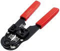 LogiLink Crimpzange RJ45 mit Kabelschneider und Abisolierer schwarz/rot