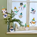 Bastelset - Fensterbild Schneemänner,
