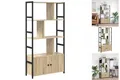 Bücherregal Regal Sonoma Eiche 80x30x155,5 Cm Spanplatte