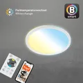Deckenleuchte Briloner SmartHome CCT LED Panel, Ø29,3cm 18W 2400 lm, Weiß