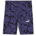 PUMA Leggings ESS NATURE 2.0 7" Hochgeschnittene Radlerhose Damen blau XL