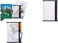 HERMA Ordnertasche A4 schwarz - A4 - EVA (Äthylen-Vinylazetat) - Schwarz - Weiß - Landschaftsportrait - Reißverschluss - 230 mm (20030)