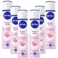 6x 150ml Nivea Rosenblüte Deo Spray 72h Anti Transpirant sinnlicher Rosenduft
