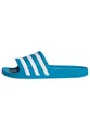 adidas Unisex Adilette Aqua Slides, Solar Blue / Cloud White / Solar Blue, 44.5 EU