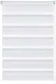 S7 GARDINIA EASYFIX Doppelrollo weiß 60 x 150 cm mit einfacher Montage