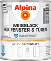 750ml ALPINA Weißlack für Fenster & Türen seidenmatt