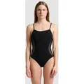 Badeanzug Damen arena Mesh Panels Closed-Back - Black - 34