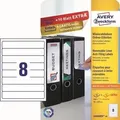 Ordnerrückenschilder 192x34mm selbstklebend ablösbar weiß VE=240 Stück