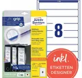 Avery Zweckform Etiketten 240 Ordneretiketten L6060REV-20 weiß