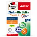 DOPPELHERZ Zink+Histidin Depot Tabletten aktiv, 30 St PZN 02898732