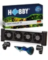 HOBBY Aquaristik Aqua Cooler V4 I Kühleinheit für Aquarien bis 300L I leise Aquarienkühlung mit 4 Ventilatoren I effektive Temperaturkontrolle I geeignet für Süßwasser- und Meerwasseraquarien