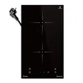 KKT KOLBE Doppel Induktionskochfeld 30 cm Autark | Glaskeramik | 2 Zonen | 9 Stufen | Rahmenlos | Timer | Topferkennung | Tastensperre | IND294