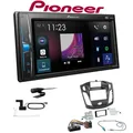 Pioneer Multimedia Autoradio Bluetooth DAB+ für Ford Focus III 2011-2016