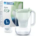 BRITA Wasserfilterkanne Style eco grün - 1 MAXTRA PRO Pure Performance Kartusche