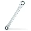 Wiha Doppelring-Ratschenschlüssel 4 in 1 I umschaltbar I SW 10 13 17 19 mm I mit 72 Zähnen I Multiratsche (45421)