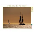 CALVENDO Puzzle CALVENDO Puzzle Windjammer auf der Ostsee im Abendlicht 1000 Teile Lege-Größe 64 x 48 cm Foto-Puzzle Bild von Rico Ködder, 1000 Puzzleteile