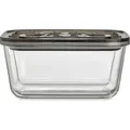 CASO VacuBoxx Eco L Vakuum-Frischebehälter aus Borosilikatglas mit Kunststoffdeckel - Transparent