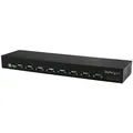StarTech.com 8 Port USB auf Seriell Adapter Hub, USB auf RS232 Port Adapter mit Daisy Chain, Rackmontierbar