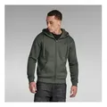 G-Star für Herren. D16122-C235-996 Premium Core Zip Hoodie grau (S), Lässig, Baumwolle, Langarm
