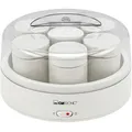 Clatronic Joghurtbereiter | Joghurt selber machen | inkl. 7 Gläser | einfache Zubereitung | Joghurt Maker für bis zu 1,1L Joghurt | JM 3344 - Weiß