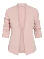 Vila Damen Viher New 3/4 Blazer/Su-noos Blazer, Rosa (Misty Rose) ,S