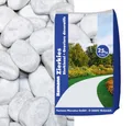 Marmorkies Carrara weiss 60-100mm 25kg Sack Garten Beet Dekorativ Hof Einfahrt