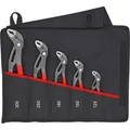 Knipex Wasserpumpenzange Cobra-Set, 00 19 55 S5, mit Druckknopf-Einstellung, 5-teilig, 125 - 300mm x 27 - 70mm