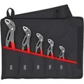 Cobra Zangen-Set, 5-teilig rot, gezahnte Griffflächen, integrierter Klemmschutz