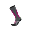 Uyn Woman Ski ALL Mountain Socks medium grey melange/purple (G944) 41/42