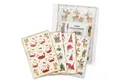 itenga Sticker itenga Weihnachtssticker Freiform 4 Bögen - Motiv 1