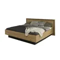 Doppelbett  Towcester , holzfarben , Maße (cm): B: 198,4 H: 93