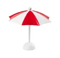 HobbyFun Dekofigur Sonnenschirm Schirmy (2 St), 10 cm x 10 cm Rot-Weiß