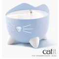 Catit PIXI Katzen Trinkbrunnen 2,5 Liter blau mit LED Statusanzeige 43717