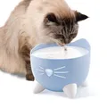 Catit PIXI Katzen Trinkbrunnen 2,5 Liter blau mit LED Statusanzeige