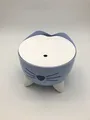 Catit 43717 Pixi Trinkbrunnen für Katzen, 2,5L, blau, leise, 3 Trinkoptionen