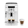 De'Longhi Magnifica S ECAM22.110.W, Automatische Kaffeemaschine, Manuell Einstellbarer Milchaufschäumer, Bean-to-Cup Espressomaschine, 2 Rezepte, Temperaturkontrolle, 2 Espressi Gleichzeitig, Weiß