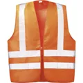 WicaTex Warnweste Wilfried, Gr. L, Textil, orange, 2230288000