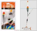 Zander Knicklicht-Posen-System Pose+Fluorcarbon-Vorfach+Drilling+Stopper+Gummipe