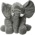 Ikonka Plüsch Maskottchen grauer Elefant gross 60cm (60 cm) (47007658)
