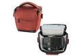 Hama Kameratasche Kamera-Tasche Colt Trinidad Universal Hülle Rot, Case Schultergurt Tragegriff Zubehör-Fächer Digitalkamera Systemkamera